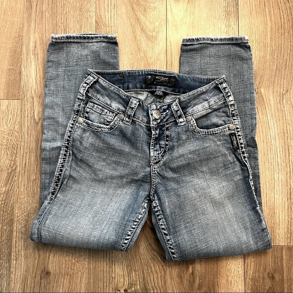 Silver suki capri jeans